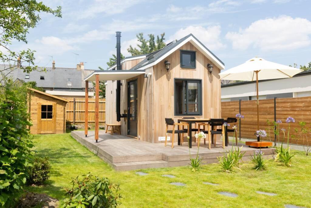 Tiny House En Baie Du Mont-Saint-Michel Villa Dol-de-Bretagne Bagian luar foto